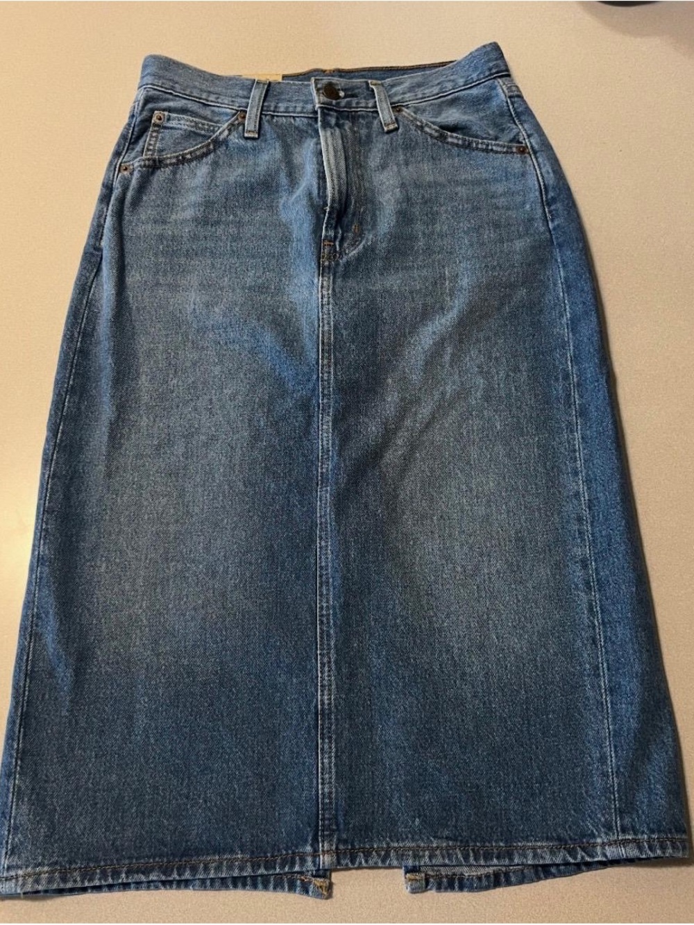 Levi's Straight-Leg Denim Skirt - Blue